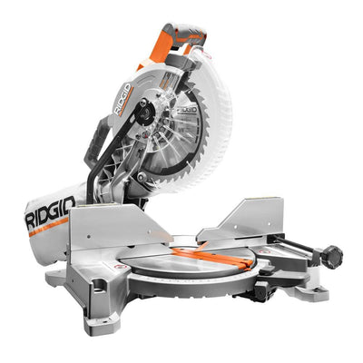 15 Amp 10 in. Dual Miter Saw with LED Cut Line Indicator - Super Arbor