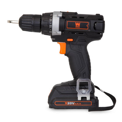 20-Volt MAX Lithium-Ion 3/8 in. Cordless Drill/Driver with Bits and Carrying Bag - Super Arbor