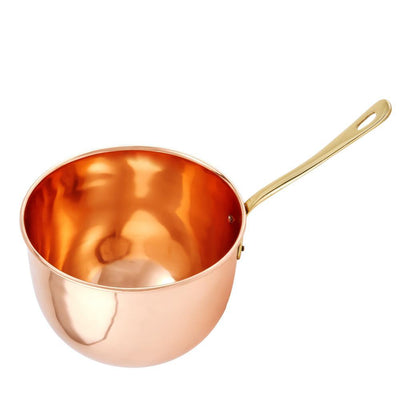 2 Qt. Solid Copper Beating Bowl Zabaglione Pan - Super Arbor