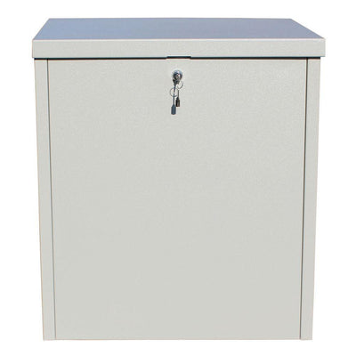 ParcelChest Textured Gray Ground Mount Locking Parcel Box - Super Arbor