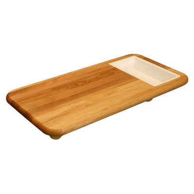 Hardwood Cutting Board with Cut 'n' Catch Removable Tray - Super Arbor