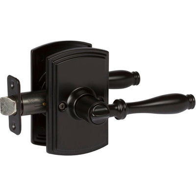 Italian Collection Sorado Black Bed/Bath Door Lever - Super Arbor