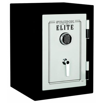 Elite Executive Fire Safe with Electronic Lock in Matte Black/Silver - Super Arbor
