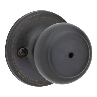 Cove Venetian Bronze Privacy Bed/Bath Door Knob - Super Arbor