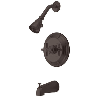 Single-Handle 5-Spray Tub and Shower Faucet in Oil Rubbed Bronze (Valve Included) - Super Arbor