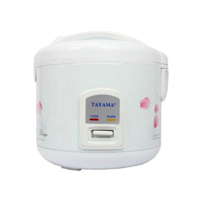 8-Cup White Rice Cooker with Air-Tight Lid and Non-Stick Inner Pot - Super Arbor