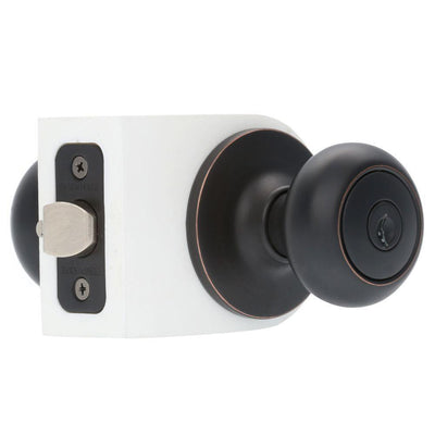 Cambridge Oil-Rubbed Bronze Combo Entry Knob and Single-Cylinder Deadbolt - Super Arbor