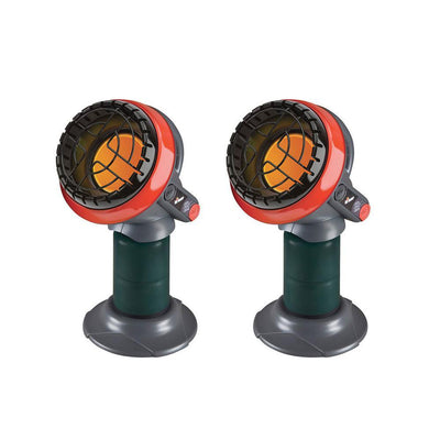 3,800 BTU Indoor Outdoor Portable Little Buddy Propane Space Heater (2-Pack) - Super Arbor