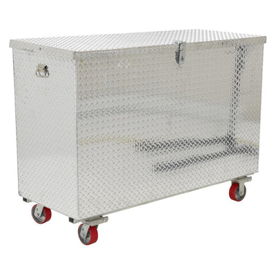 36 in. x 60 in. Aluminum Portable Tool Box with Casters - Super Arbor