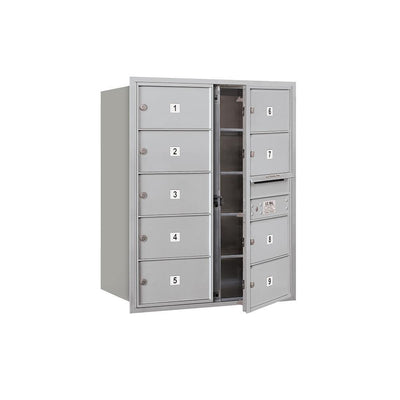 3700 Horizontal Series 9-Compartment Recessed Mount Mailbox - Super Arbor