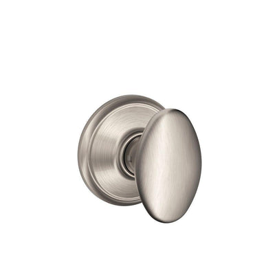 Siena Satin Nickel Passage Hall/Closet Door Knob - Super Arbor