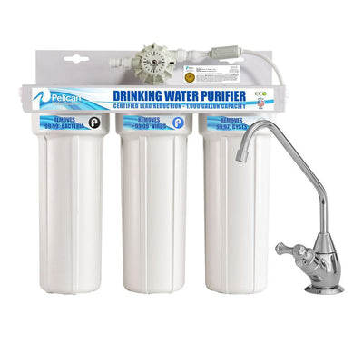 Drinking Water Purifier Dispenser Filtration System with Chrome Faucet - Super Arbor