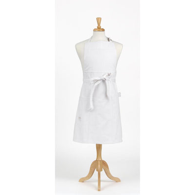 Durable Denim Adult Butcher Apron, White - Super Arbor