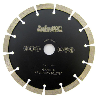 Archer USA 7 in. Tuck Point Diamond Blade for Mortar Removal and Grooving