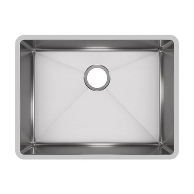 Crosstown Undermount Stainless Steel 24 in. Single Bowl Kitchen Sink - Super Arbor