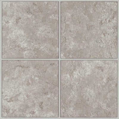 Armstrong Columbia Court White Taupe 12 in. x 12 in. Residential Peel and Stick Vinyl Tile Flooring (45 sq. ft. / case) - Super Arbor