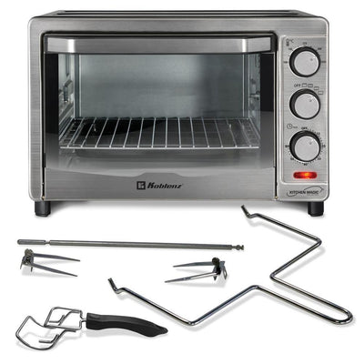 Kitchen Magic Collection Silver 24-Liter Oven with Rotisserie - Super Arbor