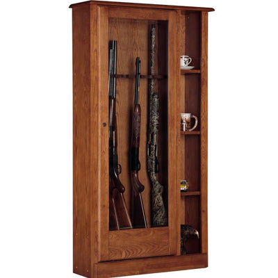 5.51 cu. ft. 10 Gun Cabinet and Curio - Super Arbor