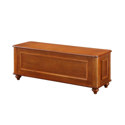 4-Gun Solid Wood Hope Chest Gun Storage in Brown - Super Arbor