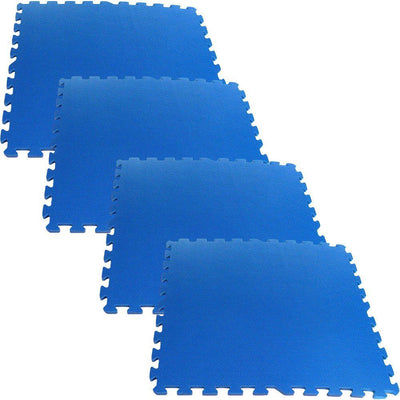 Stalwart Ultimate Comfort Blue 24 in. x 24 in. Foam Garage Floor (4-Pack) - Super Arbor
