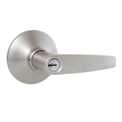 Olympic Stainless Steel Keyed Entry Door Lever Lock - Super Arbor