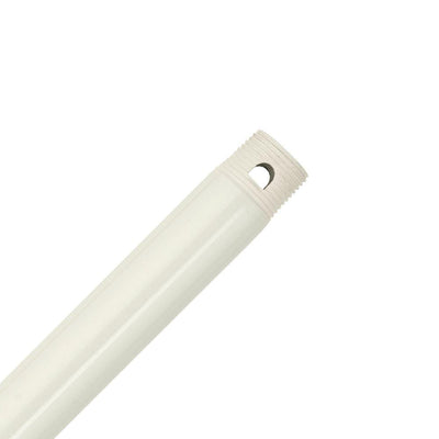 60 in. Original White Double Threaded Extension Downrod for 14 ft. ceilings - Super Arbor