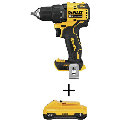 ATOMIC 20-Volt MAX Brushless Cordless 1/2 in. Drill/Driver (Tool-Only) with Bonus 20-Volt MAX Li-Ion 4.0 Ah Battery - Super Arbor