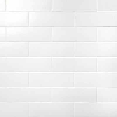 Ivy Hill Tile Barnet White 3 in. x 9 in. x 10mm Matte Ceramic Subway Wall Tile (30 pieces / 5.16 sq. ft. / box) - Super Arbor