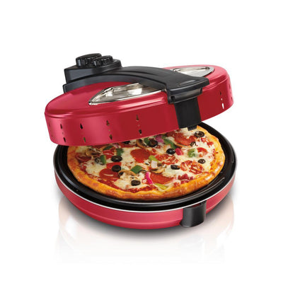 180 sq. in. Red Metal Pizza Maker - Super Arbor