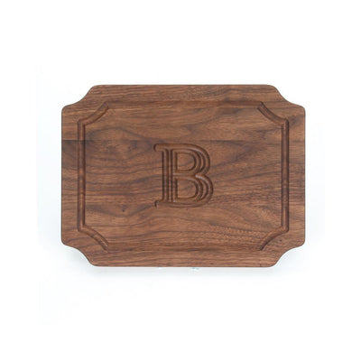 Scalloped Walnut Cheese Board B - Super Arbor