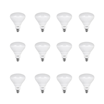 Feit Electric 65-Watt Equivalent BR40 Dimmable CEC Title 24 Compliant LED Energy Star 90+ CRI Flood Light Bulb in Soft White (12-Pack) - Super Arbor