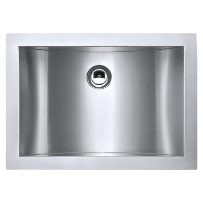 Ruvati 21 in. Undermount 18-Gauge Stainless Steel Bathroom Sink - Super Arbor