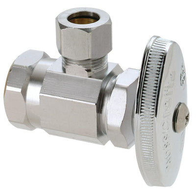 1/2 in. FIP Inlet x 3/8 in. Comp Outlet Multi Turn Angle Valve - Super Arbor