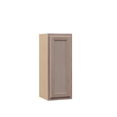 Hampton Unfinished Assembled 12x30x12 in. Wall Kitchen Cabinet in Beech - Super Arbor