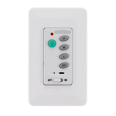 3-Speed Wall Control with Receiver Non-Reversing, White - Super Arbor