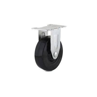 4 in. General-Duty Rubber Rigid Caster - Super Arbor