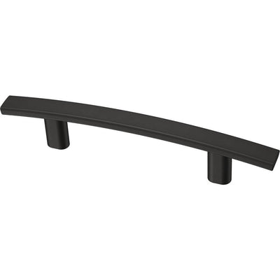 Essentials 3 in. (76mm) Center-to-Center Classic Arch Matte Black Drawer Pull (24-Pack) - Super Arbor