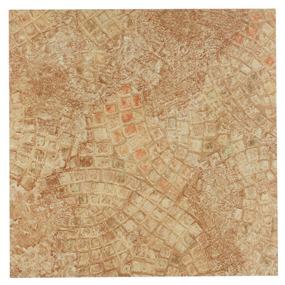 ACHIM Tivoli Beige 12 in. x 12 in. Peel and Stick Ancient Mosaic Vinyl Tile (45 sq. ft. / case) - Super Arbor