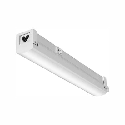 1 ft. 12-Watt Linkable LED White Integrated 4000K Strip Light Fixture