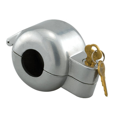 Door Knob Lock-Out Device, Diecast Construction, Gray Painted Color, Keyed Alike - Super Arbor