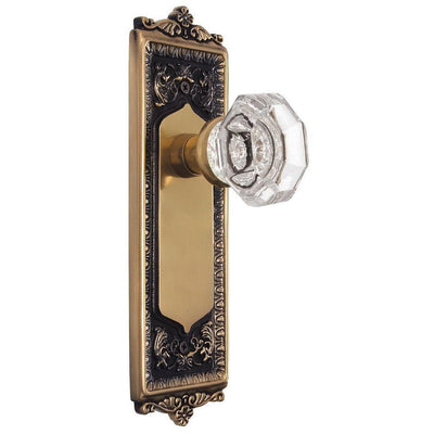 Antique Brass Waldorf Crystal No Keyhole - Super Arbor