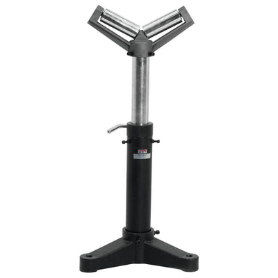 23 in. to 38.5 in. 2,000 lbs. Capacity Stationary V-Style Material Roller Stand - Super Arbor