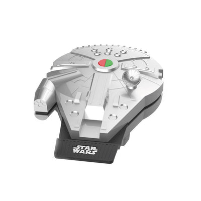 Deluxe Silver Millennium Falcon Waffle Maker - Super Arbor