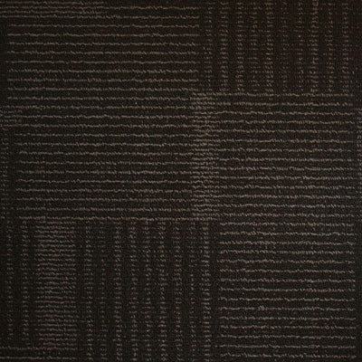 EuroTile Windsor Terrace Ebony Loop 19.7 in. x 19.7 in. Carpet Tile (20 Tiles/Case)