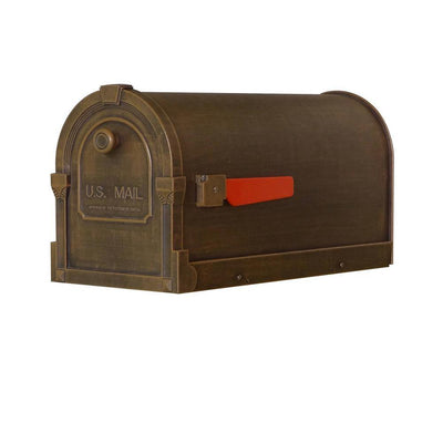 Savannah Copper Post Mount Mailbox - Super Arbor