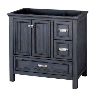 Brantley 36 in. W x 21-1/2 in. D Bath Vanity Cabinet Only in Harbor Blue - Super Arbor