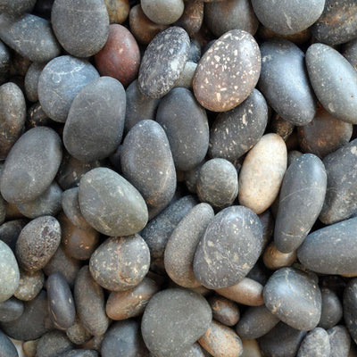 Butler Arts 0.50 cu. ft. Mixed Mexican Beach Pebble 40 lb. Bag Unpolished 5/8 in. - 7/8 in. (20-Pack Pallet) - Super Arbor