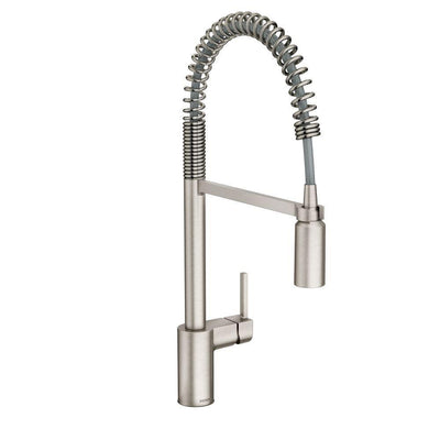 Align Single-Handle Pull-Down Sprayer Kitchen Faucet with Power Clean and Spring Spout in Spot Resist Stainless