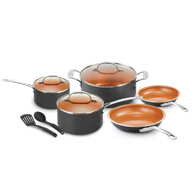 10-Piece Ti-Ceramic Nonstick Coating Cookware Set with Utensils - Super Arbor