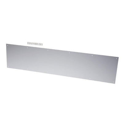 8 in. x 34 in. Satin Aluminum Kick Plate - Super Arbor